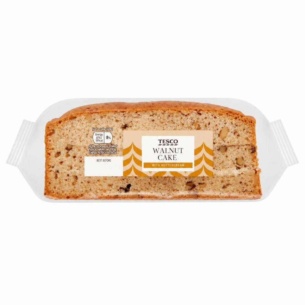 Tesco Walnut Cake with Buttercream
