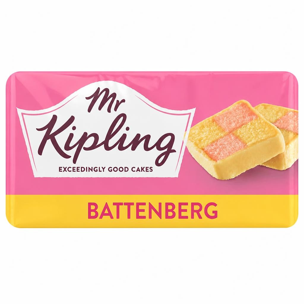 Mr Kipling Exceedingly Good Battenberg Cake