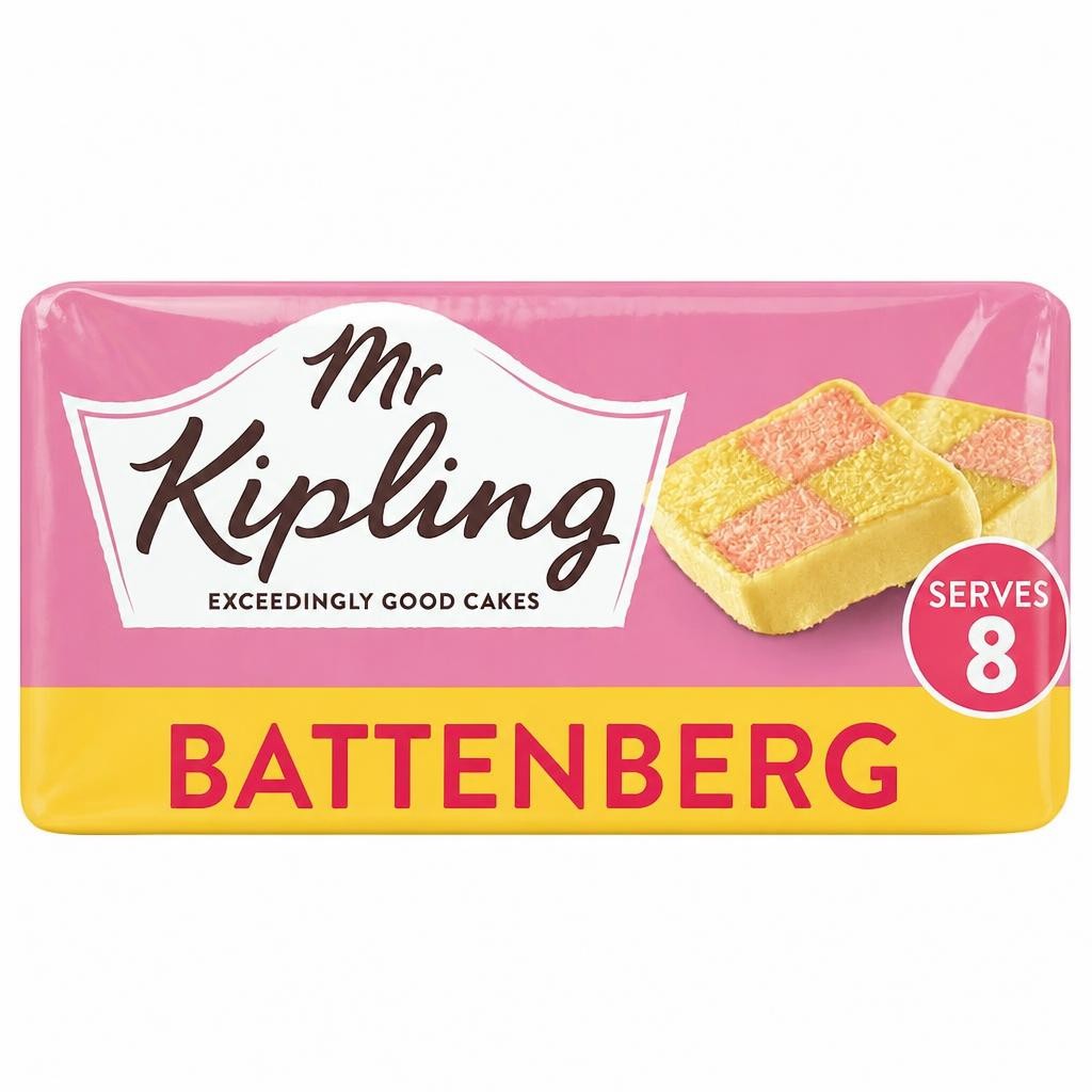 Mr Kipling Exceedingly Good Battenberg Cake
