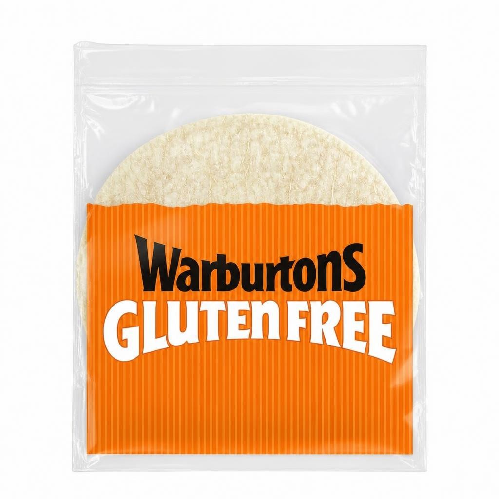 Warburtons Gluten Free White Wraps 4 Pack