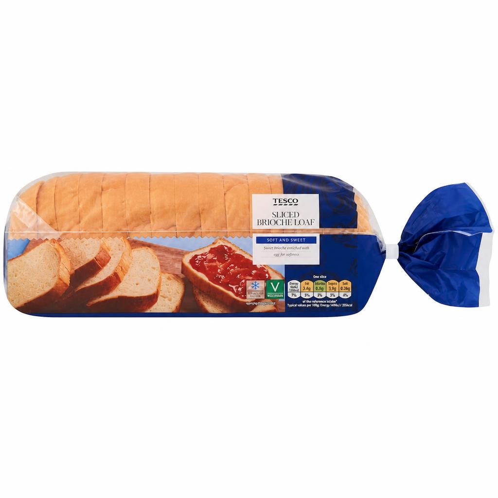 Tesco Sliced Brioche Loaf 500G