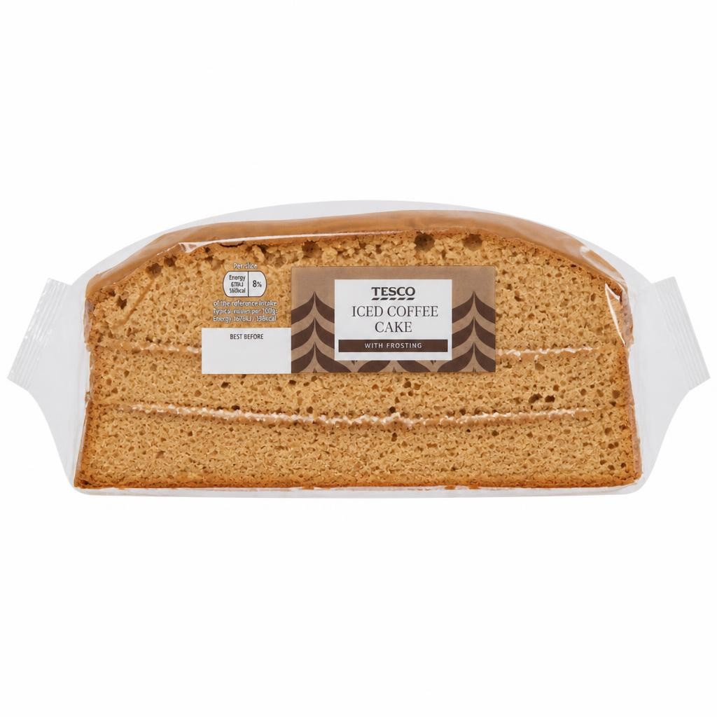 Tesco Iced Coffee Madeira Cake with Buttercream