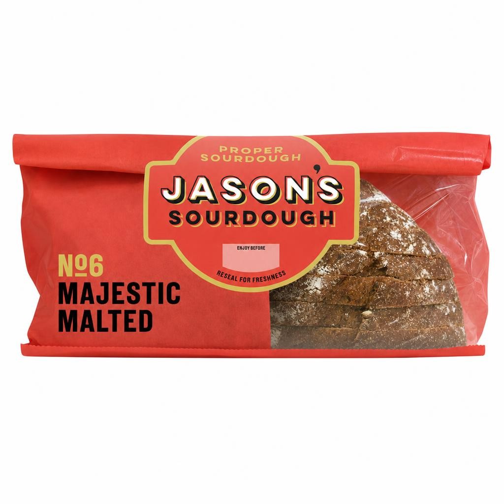 Jason's Recipe Majestic Malted No. 06 Sourdough Bread 450g