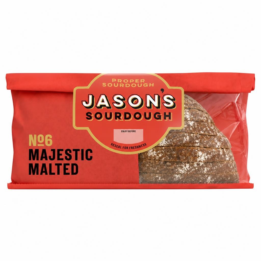 Jason's Recipe Majestic Malted No. 06 Sourdough Bread 450g