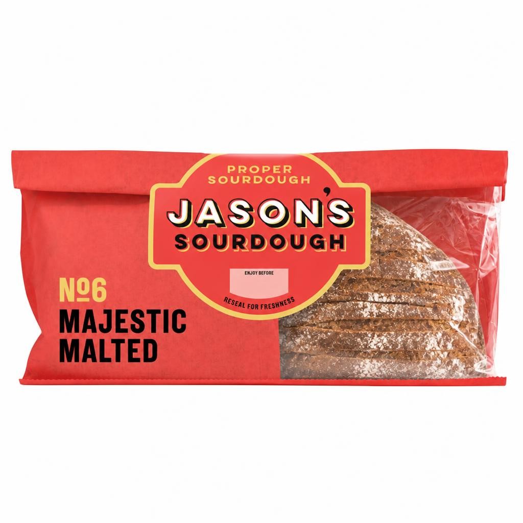 Jason's Recipe Majestic Malted No. 06 Sourdough Bread 450g