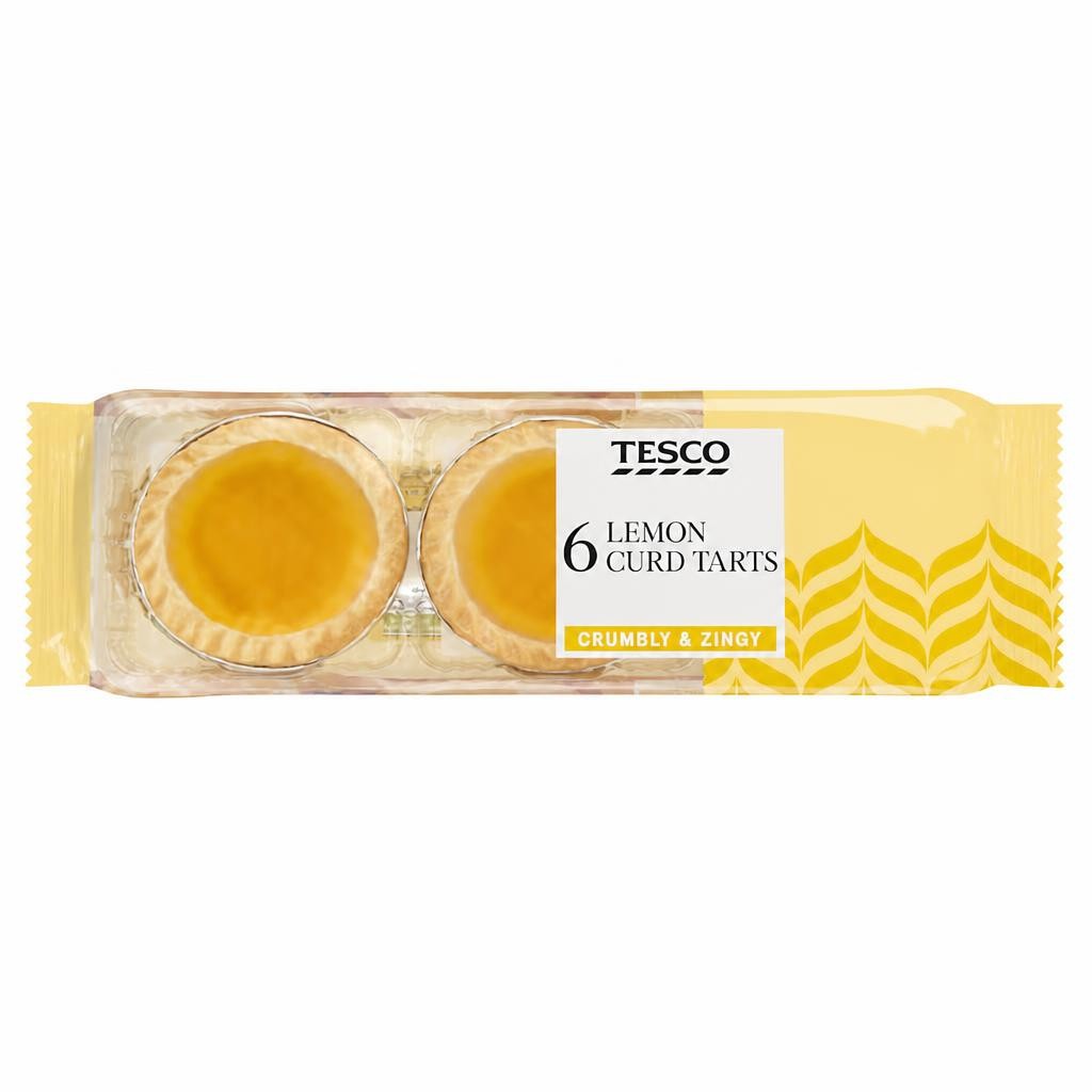 Tesco Lemon Curd Tarts 6 Pack