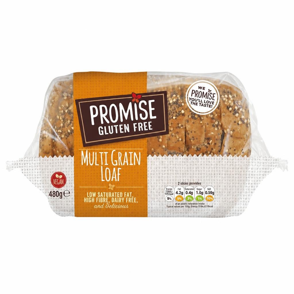 Promise Gluten FreeBread Multi Grain Loaf 480g