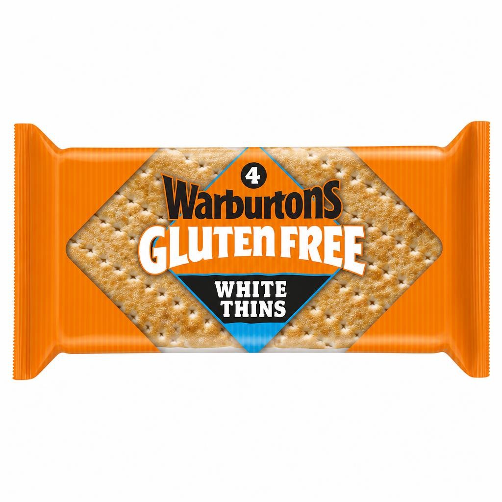 Warburtons Gluten Free White Thins 4 Pack 200g
