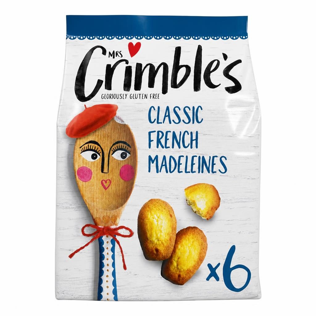 Mrs Crimble's Classic French Madeleines - Gluten Free Sponge Cakes 180g