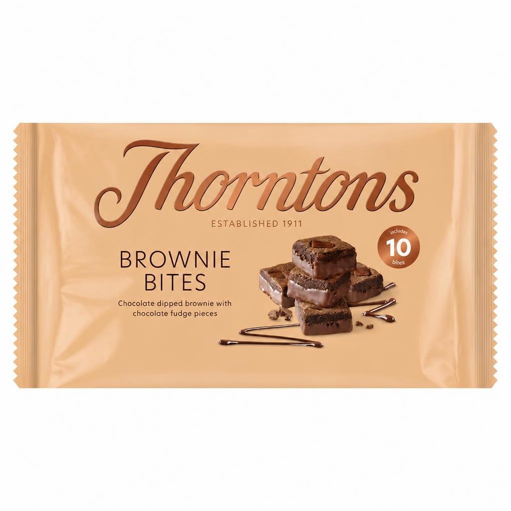 Thorntons Chocolate Fudge Brownie Bites 10 Pack