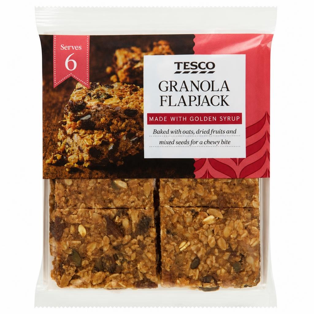 Tesco Granola Flapjack Slices 240g