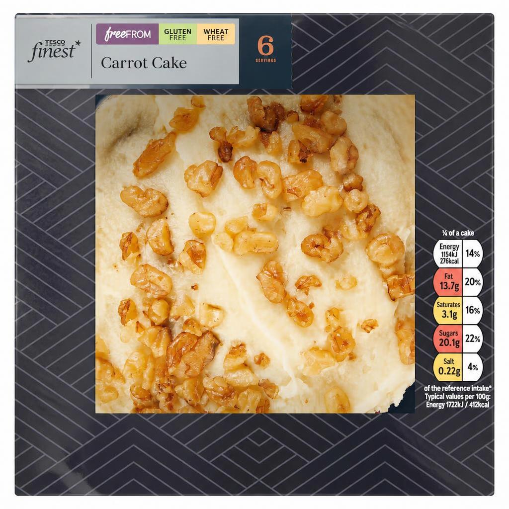 Tesco Finest Free From Carrot Cake