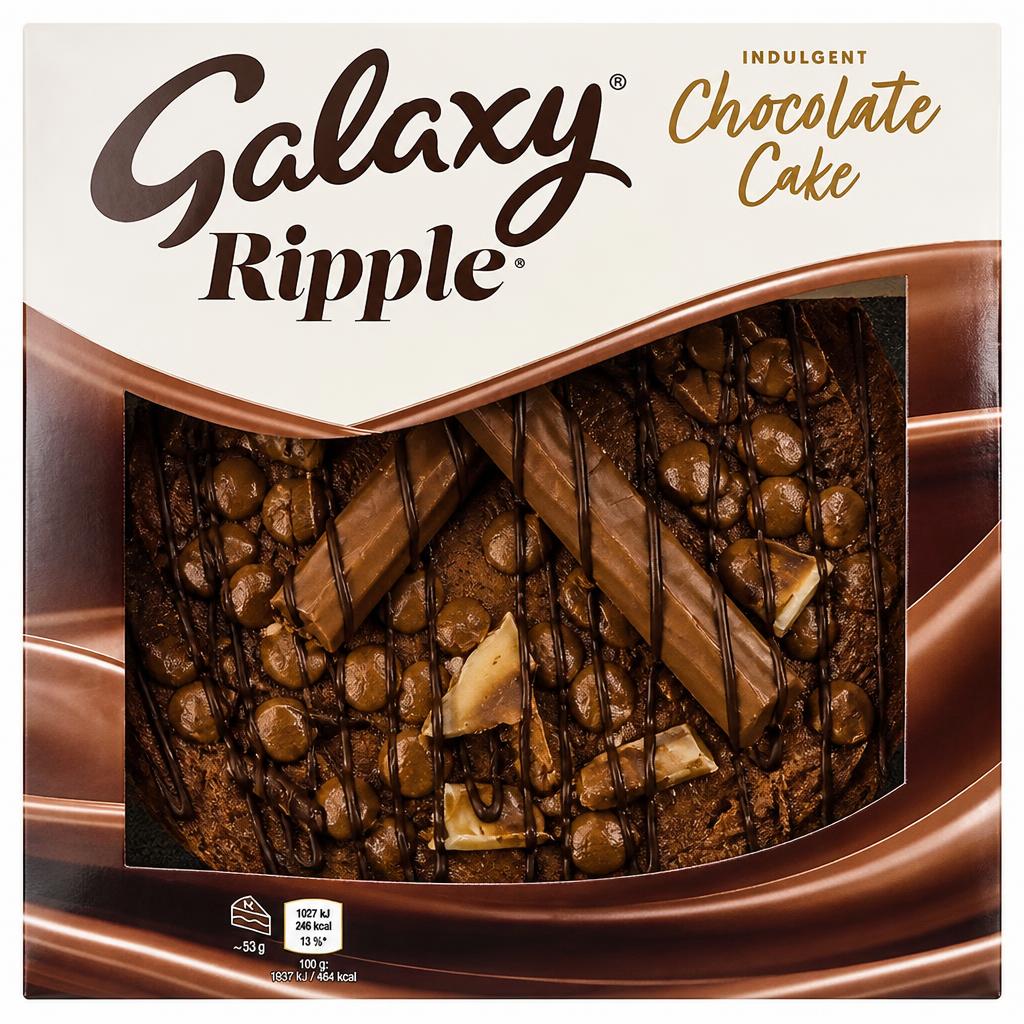 Galaxy Ripple Indulgent Chocolate Cake Portions