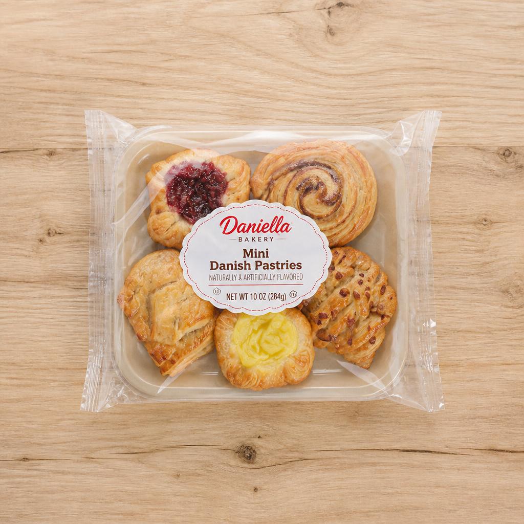 Tesco Mini Danish Pastries Selection 5 Pack