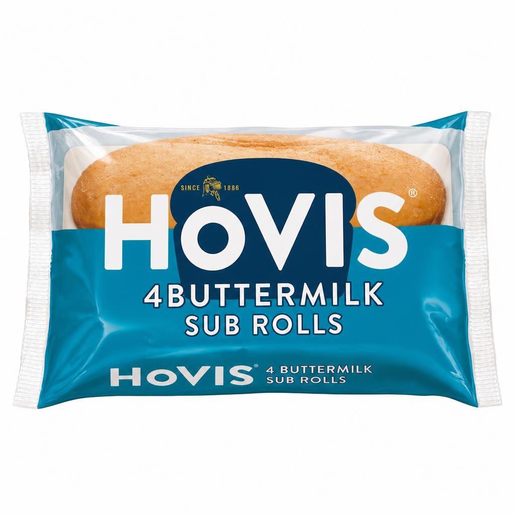 Hovis Buttermilk Sub Rolls 4 Pack