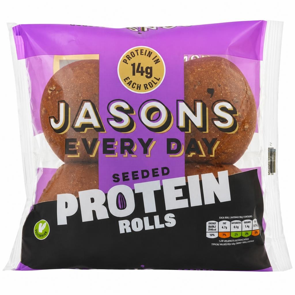 Jason's Seeded Protein Rolls 4 Pack