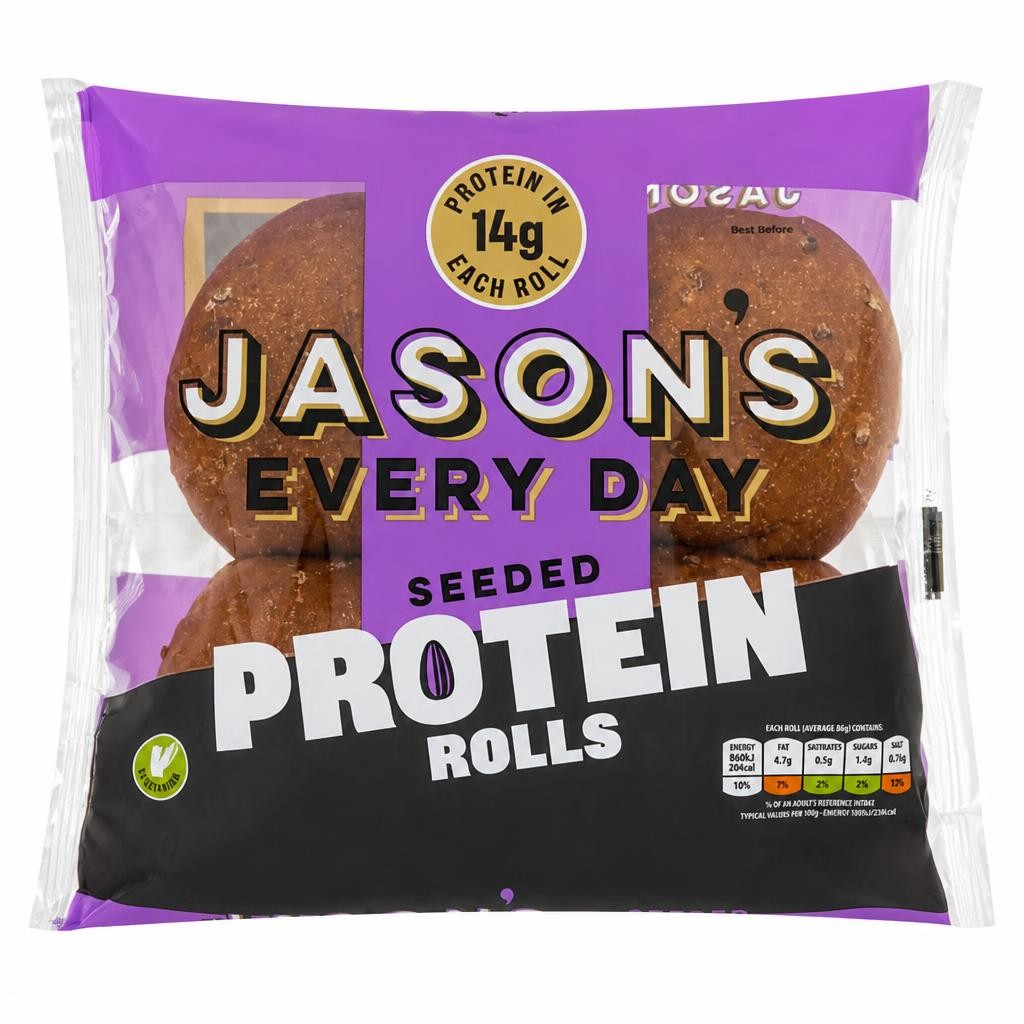 Jason's Seeded Protein Rolls 4 Pack