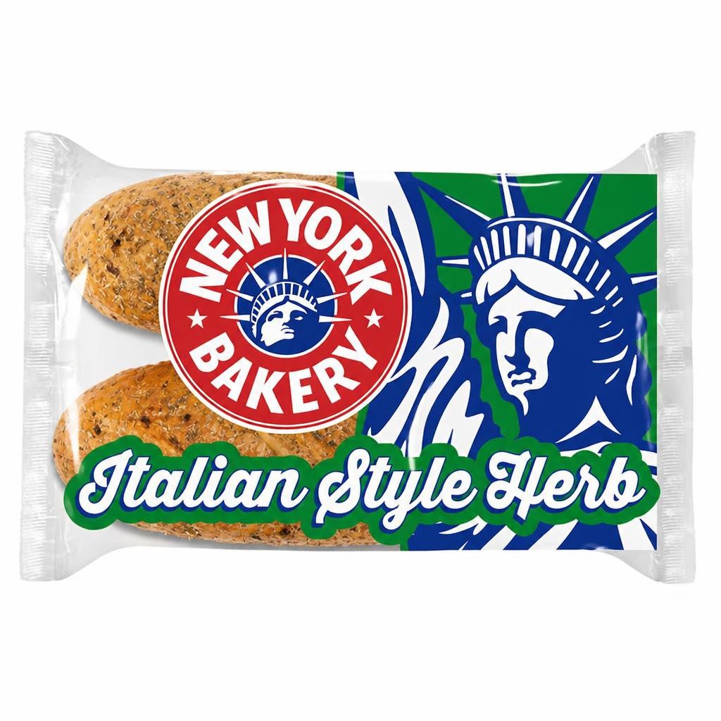 New York Bakery Italian Herb NYC Subs 2 pk