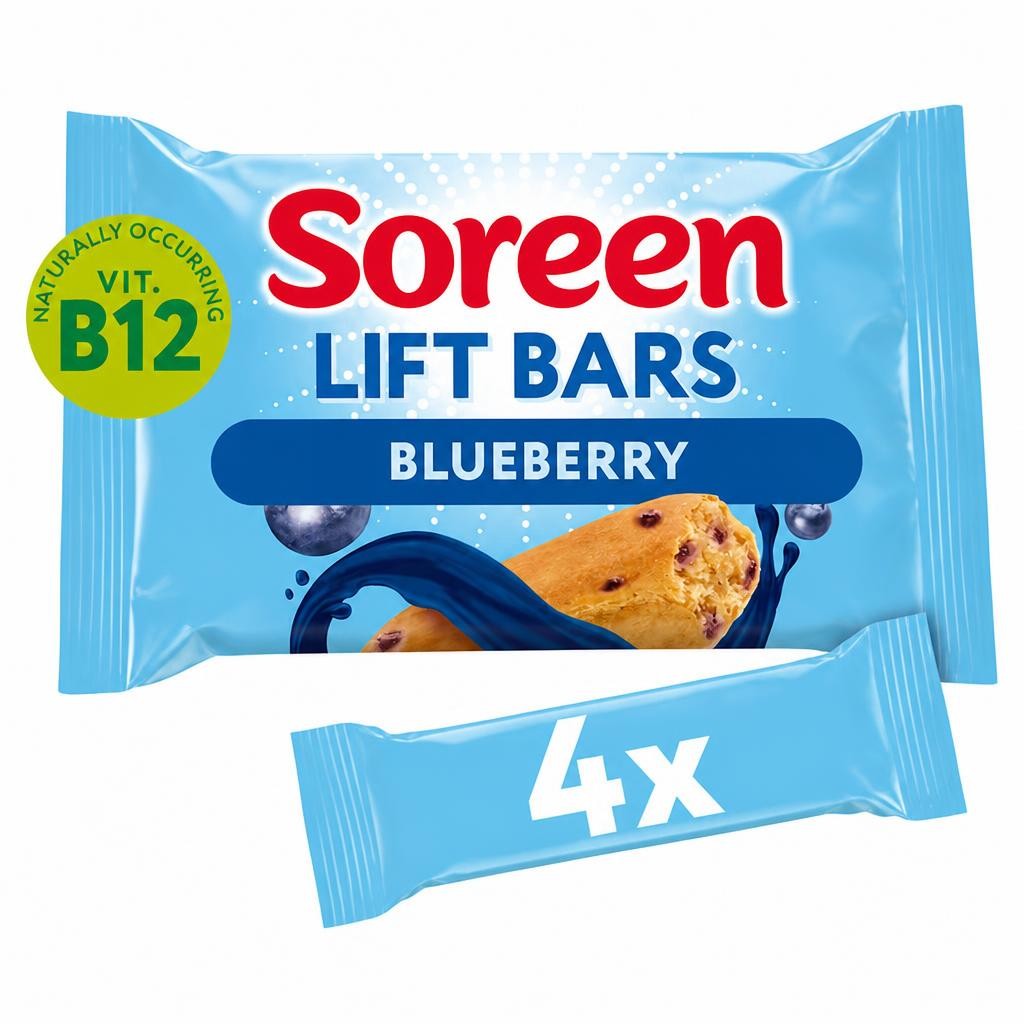 Soreen Lift Bars - Blueberry 4 Pack 168g