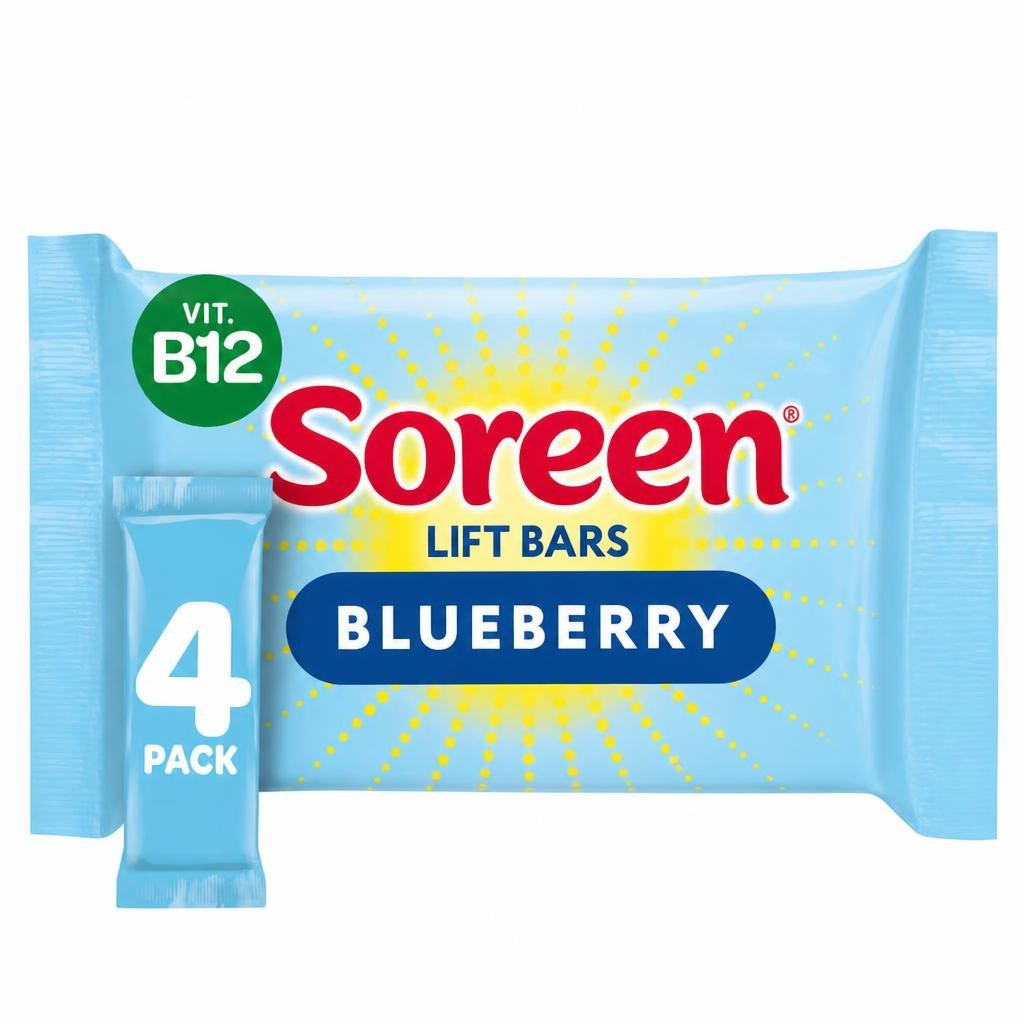 Soreen Lift Bars - Blueberry 4 Pack 168g
