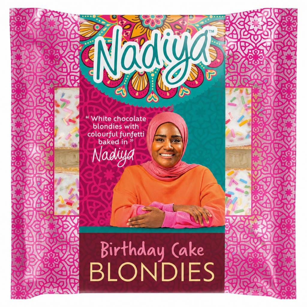 Nadiya Birthday Cake Blondies 198g