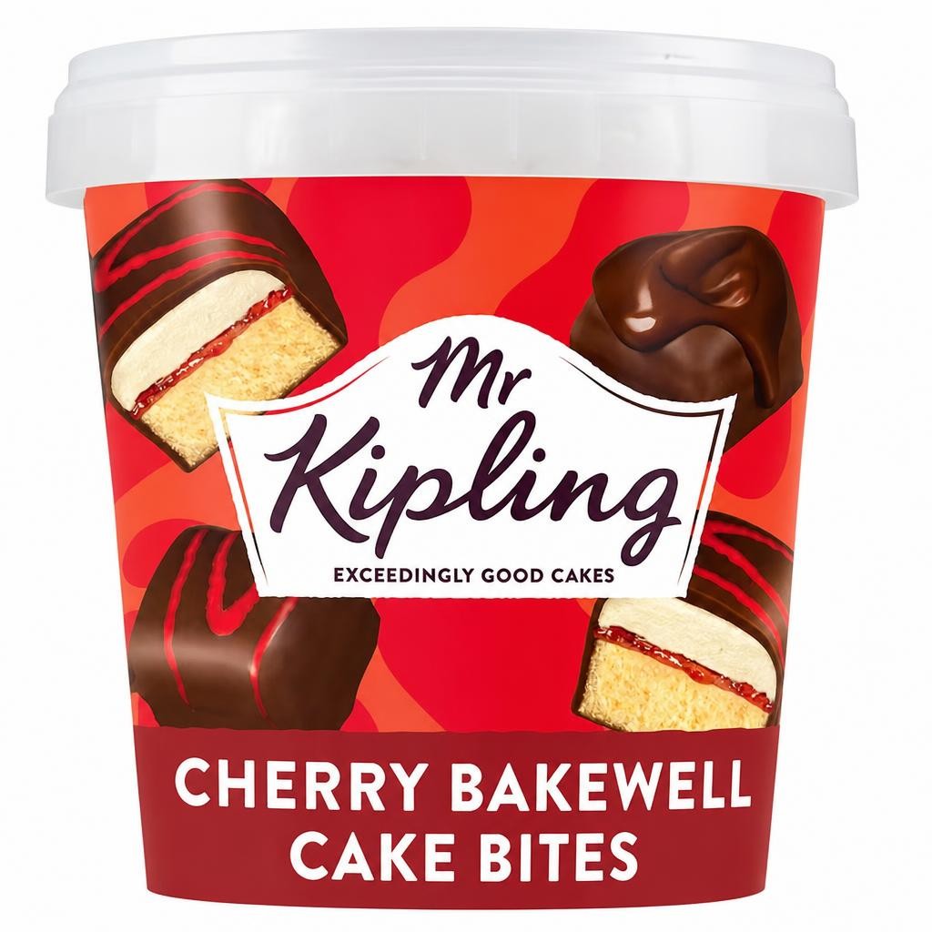 Mr Kipling Cherry Bakewell Mini Cake Bites 220g