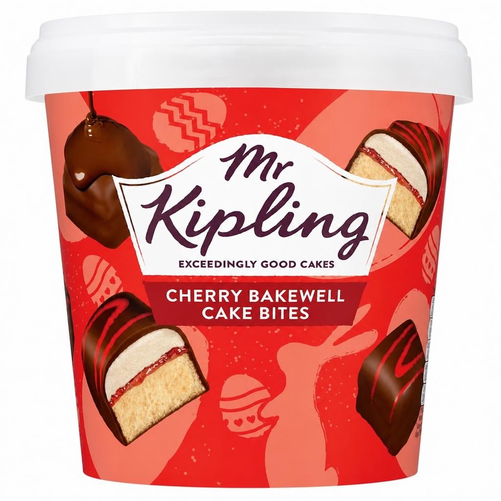 Mr Kipling Cherry Bakewell Mini Cake Bites 220g