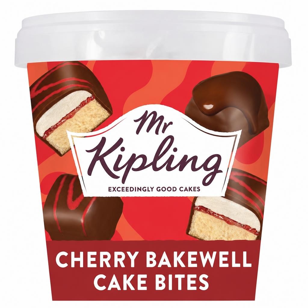 Mr Kipling Cherry Bakewell Mini Cake Bites 220g