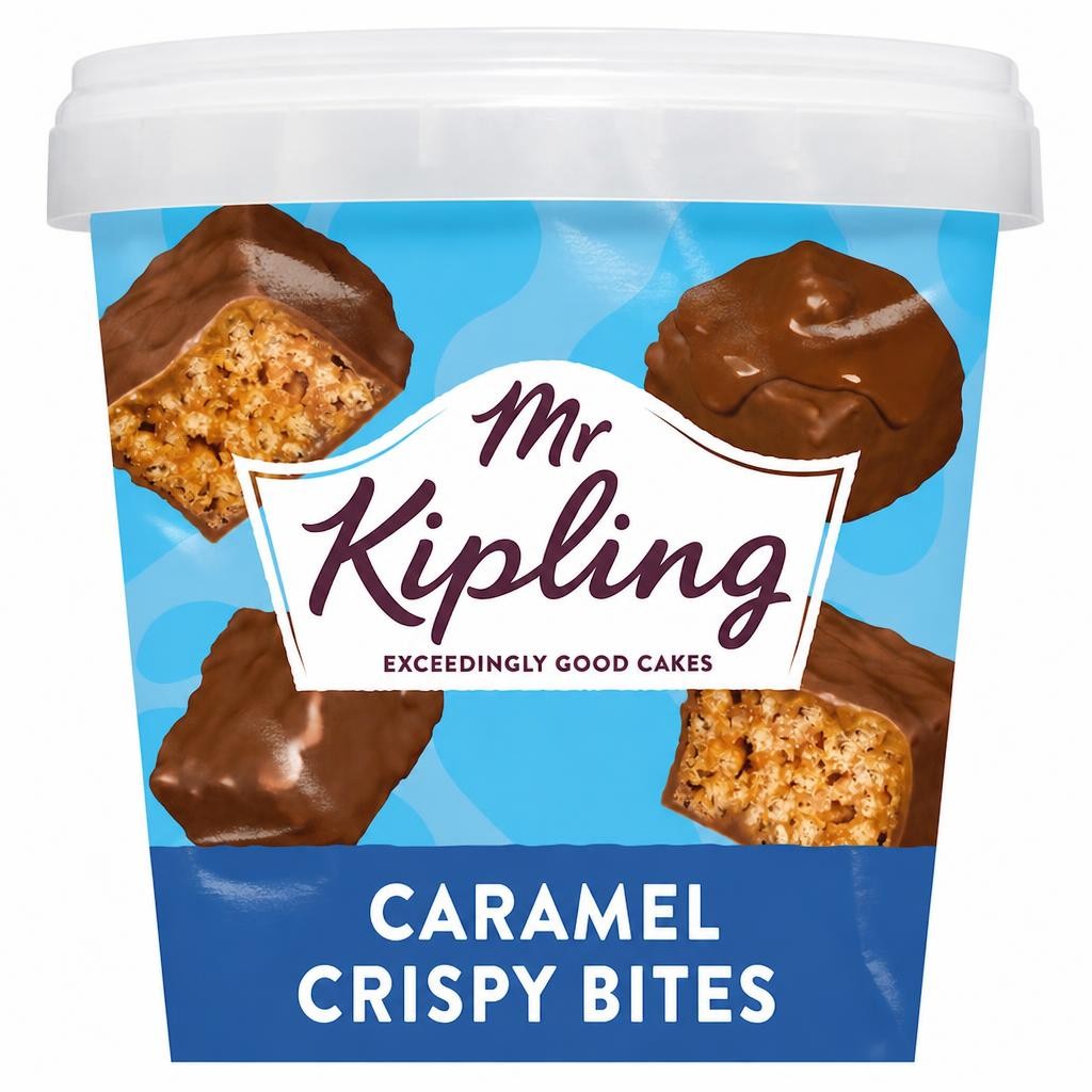 Mr Kipling Chocolate Caramel Crispy Mini Cake Bites 186g