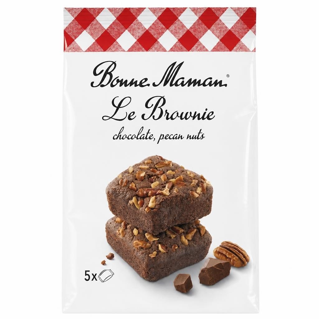 Bonne Maman Chocolate Pecan Brownies 175g