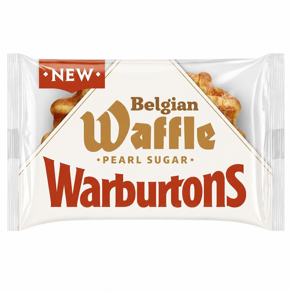 Warburtons Belgian Waffle Pearl Sugar 70g