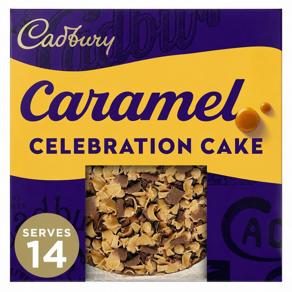 Cadbury Caramel Chocolate Celebration Cake