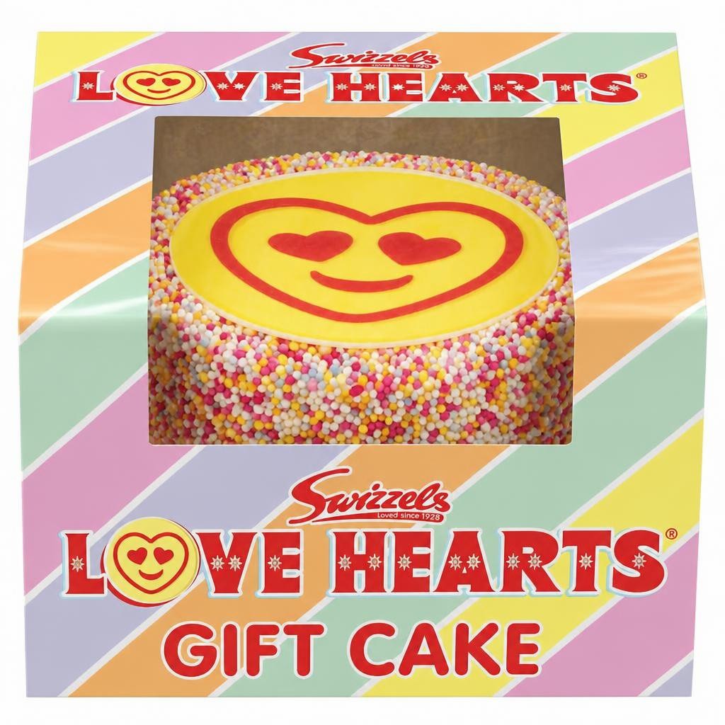 SWIZZELS Love Hearts Gift cake