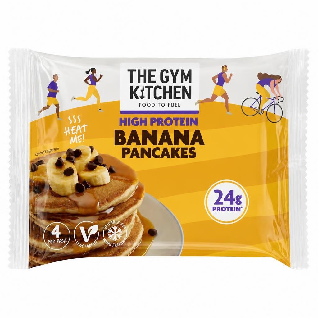 The Gym Kitchen High Protein Banana Pancakes 4 pack