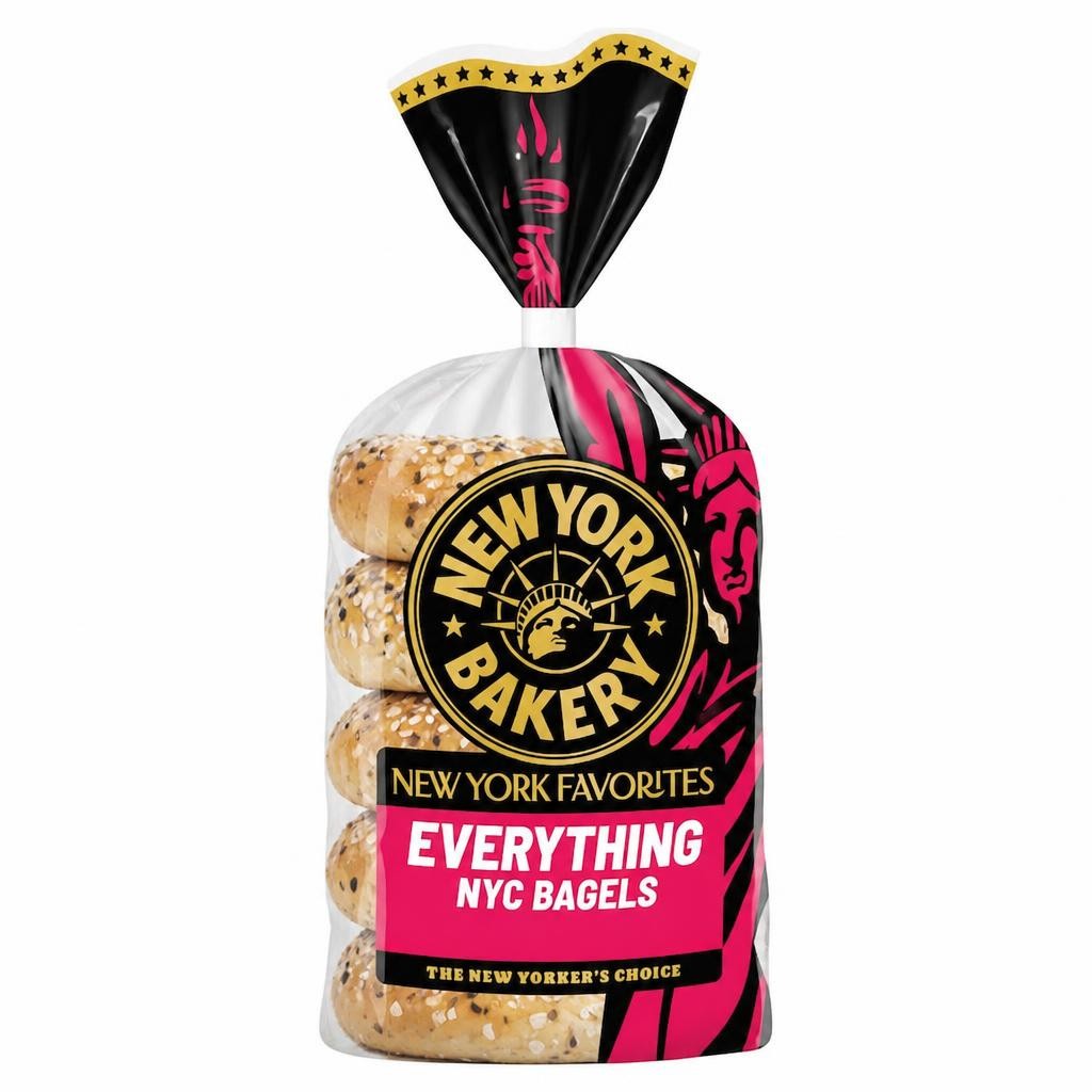 New York Bakery Everything Bagel 5 pack