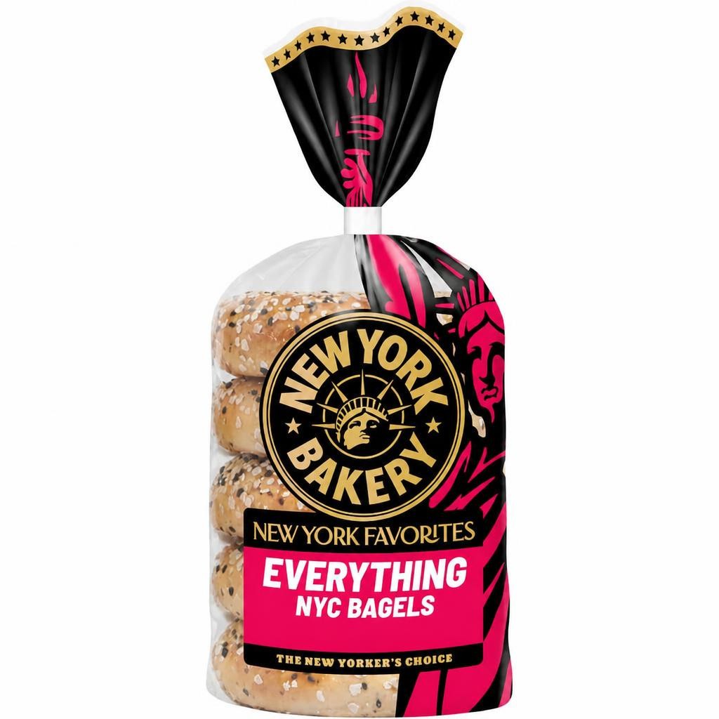 New York Bakery Everything Bagel 5 pack