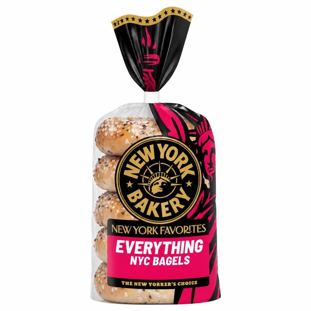 New York Bakery Everything Bagel 5 pack