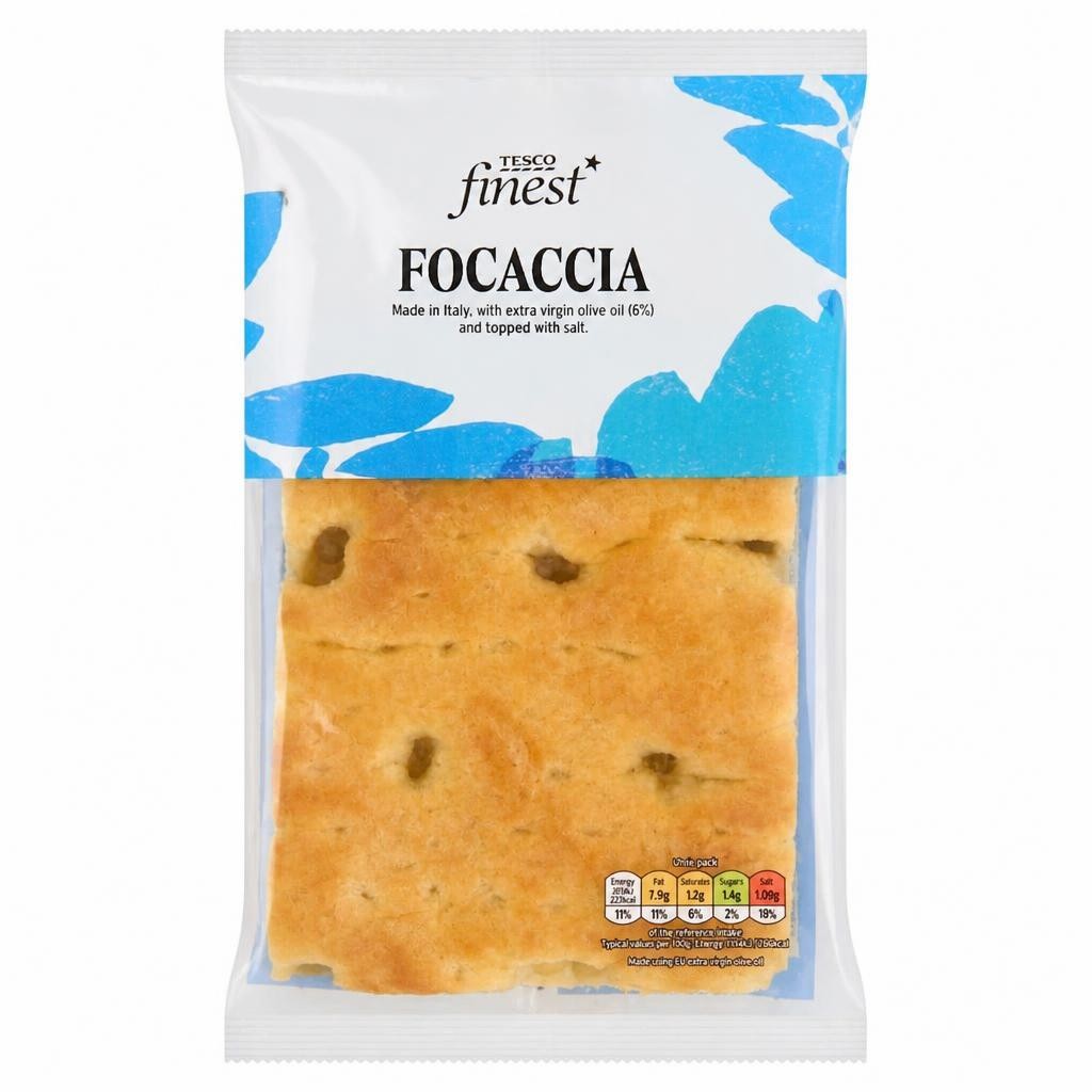Tesco Finest Focaccia Plain 135g