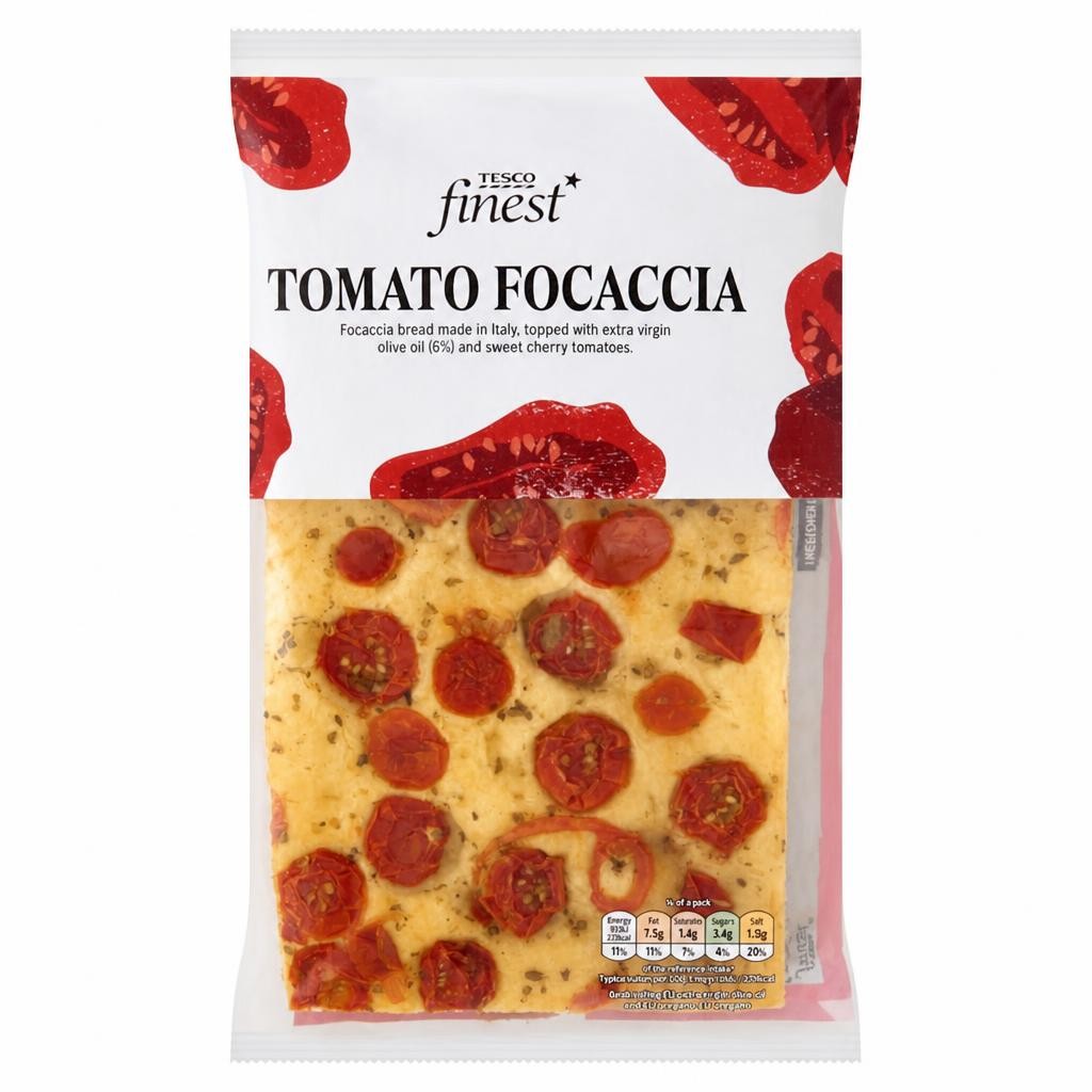 Tesco Finest Tomato Focaccia 170g