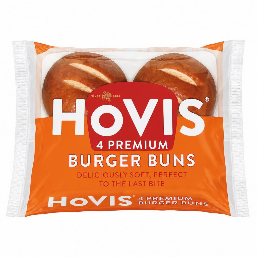 Hovis Premium Burger Buns 4 Pack