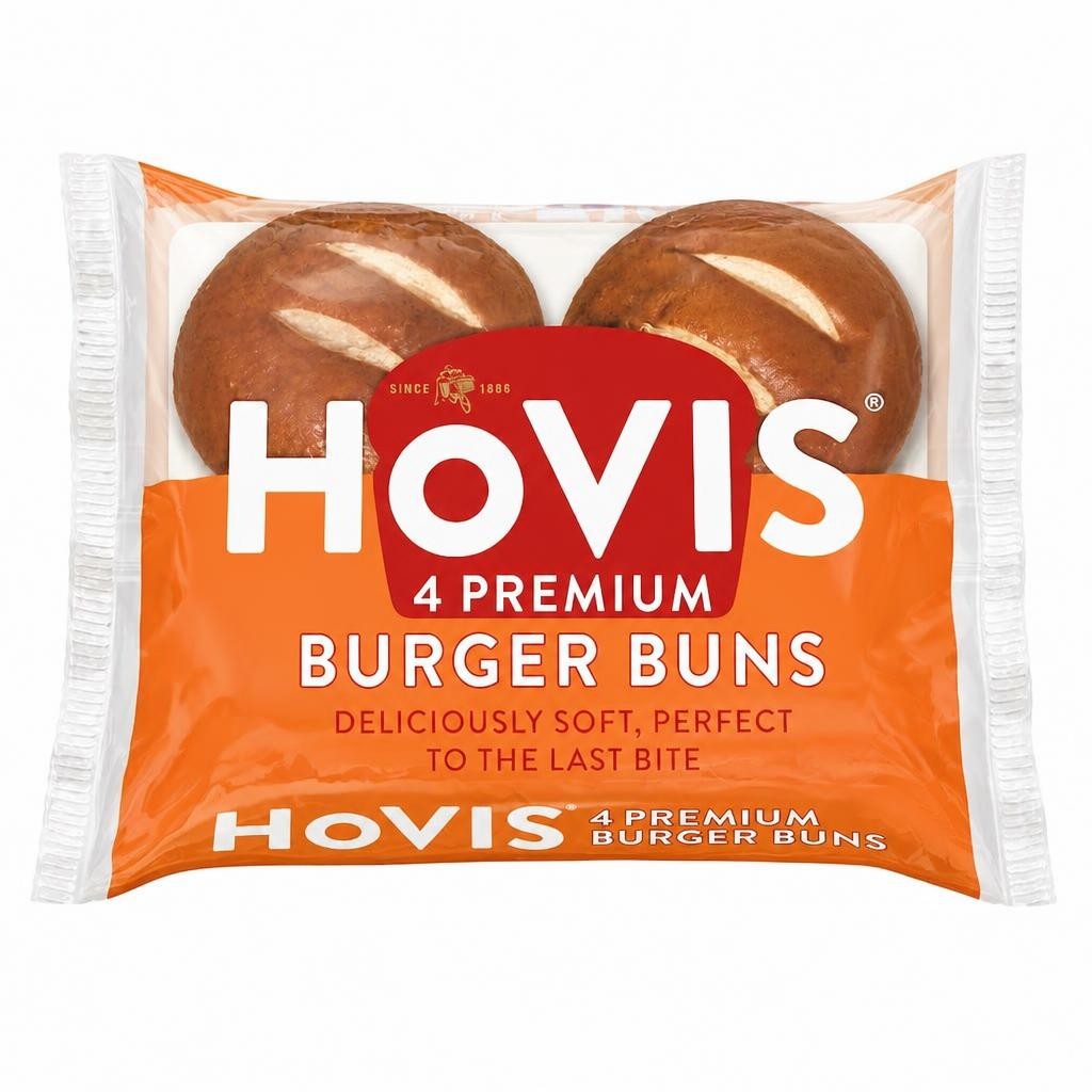 Hovis Premium Burger Buns 4 Pack