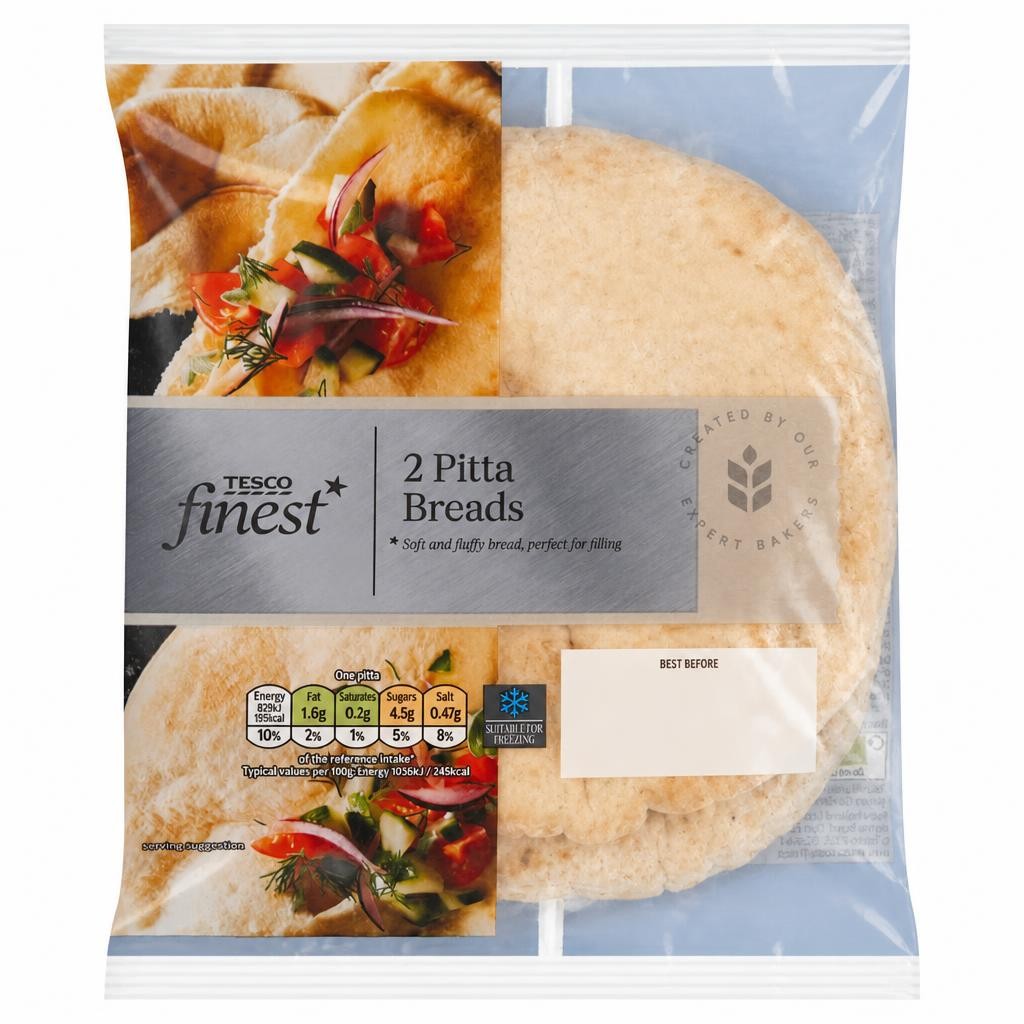 Tesco Finest Pitta 2x80g