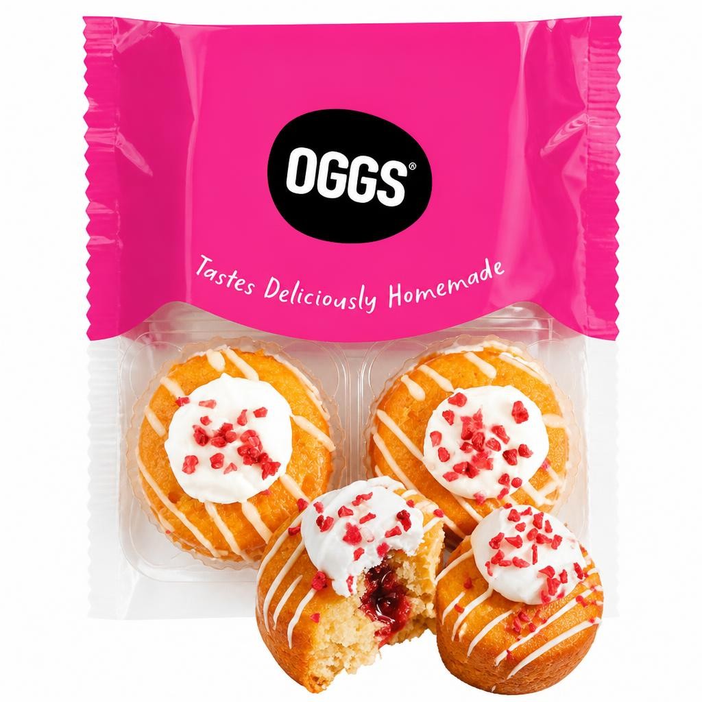 OGGS Victoria Sponge Cakes 4pk
