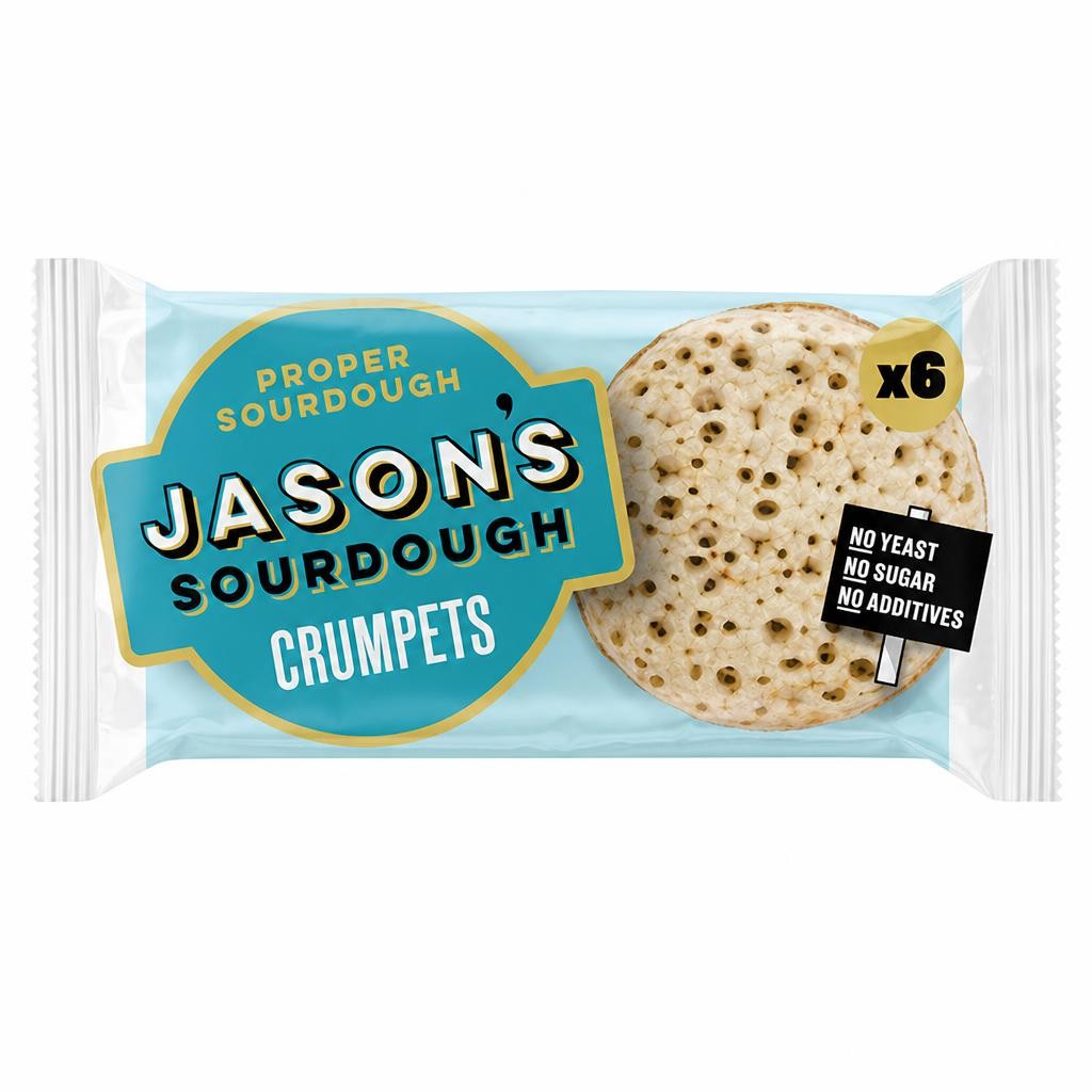 Jason's Sourdough Crumpets 6 Pack