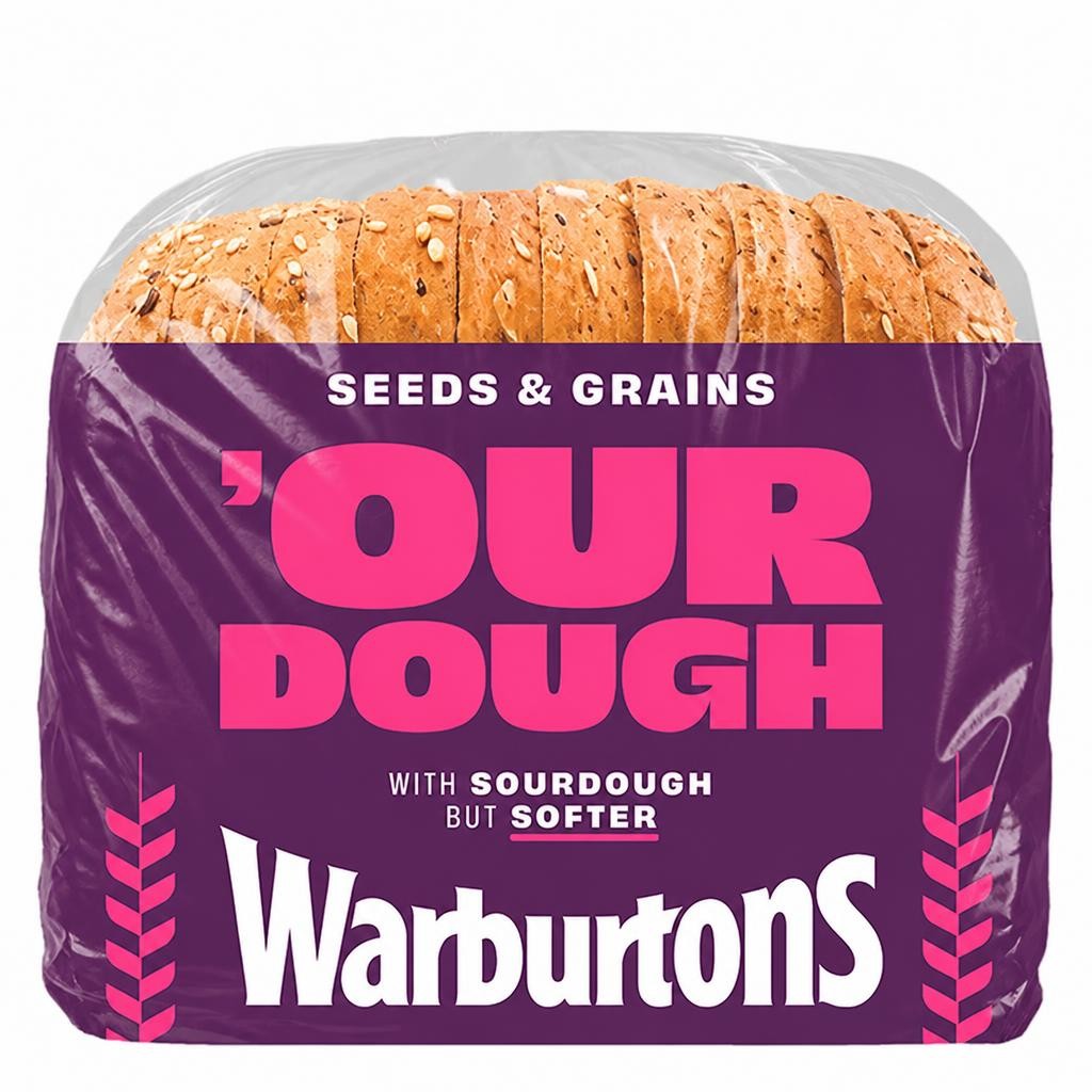 Warburtons Seeds & Grains Bread with Sourdough 400g