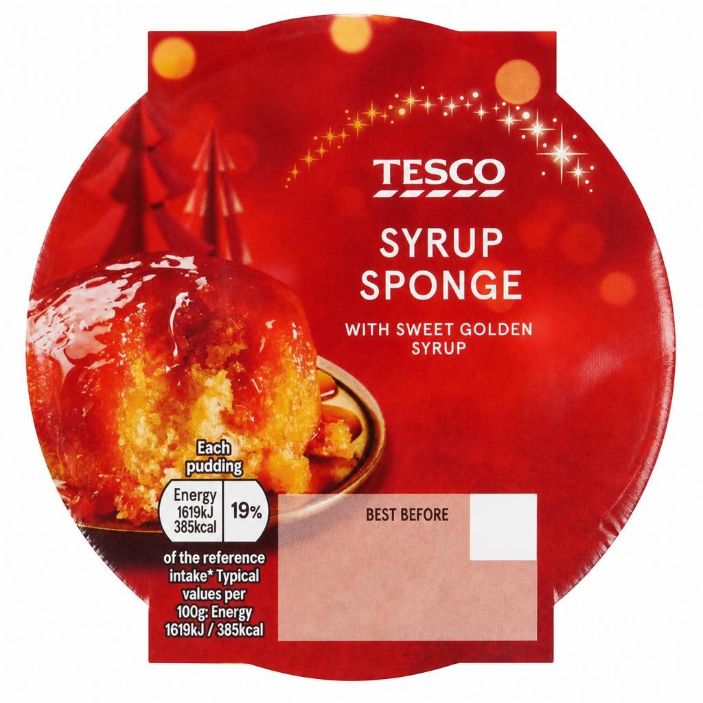 Tesco Syrup Sponge 100g