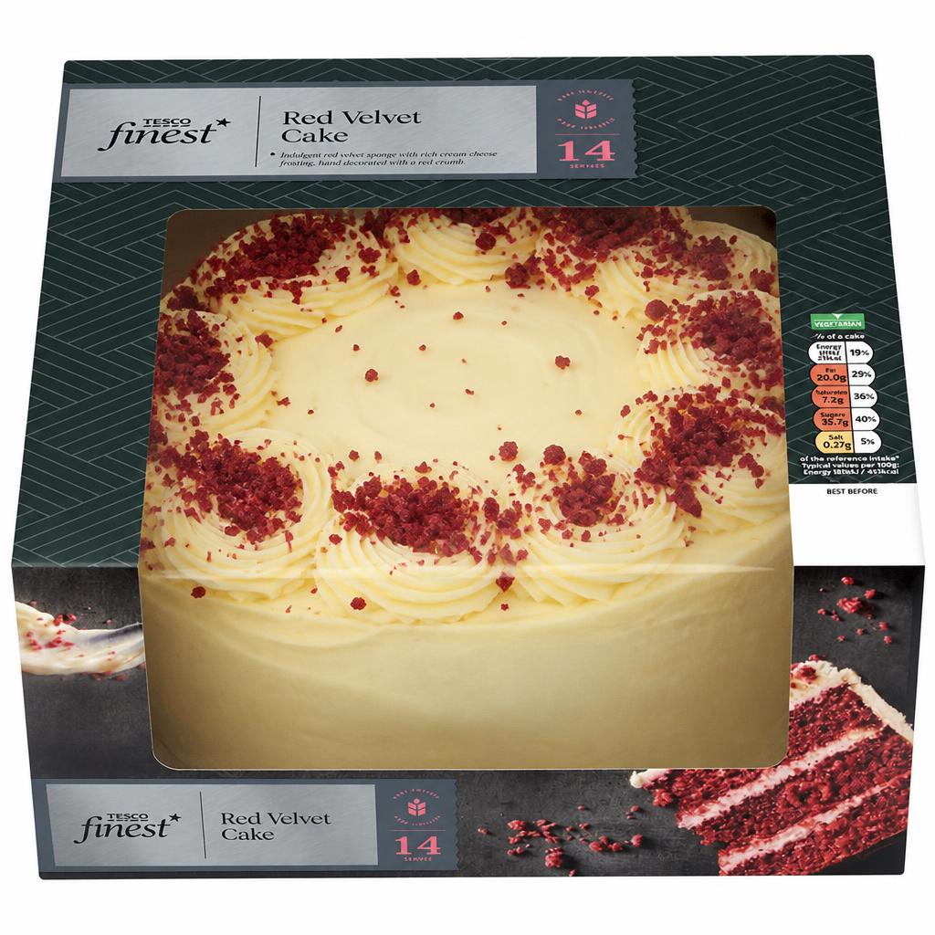 Tesco Finest Red Velvet Cake