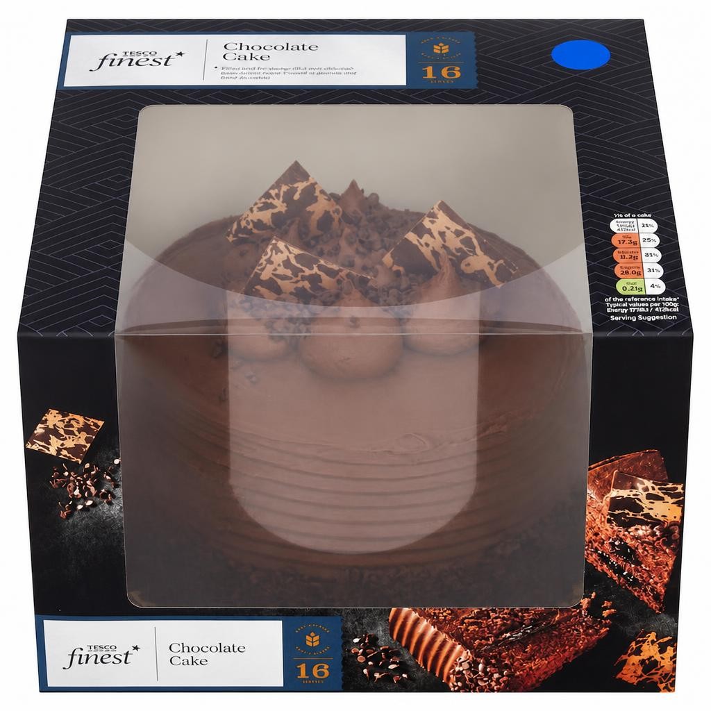 Tesco Finest Chocolate Cake 16 Servings