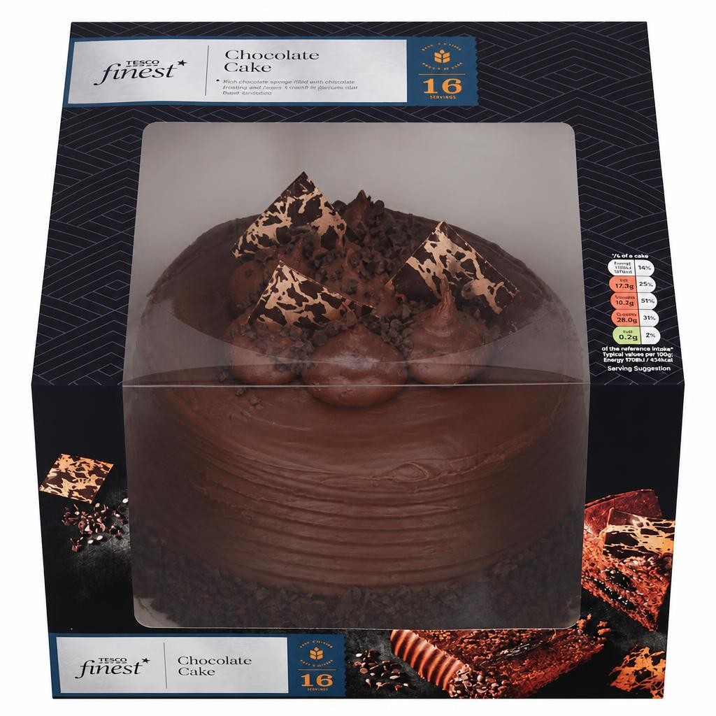 Tesco Finest Chocolate Cake 16 Servings