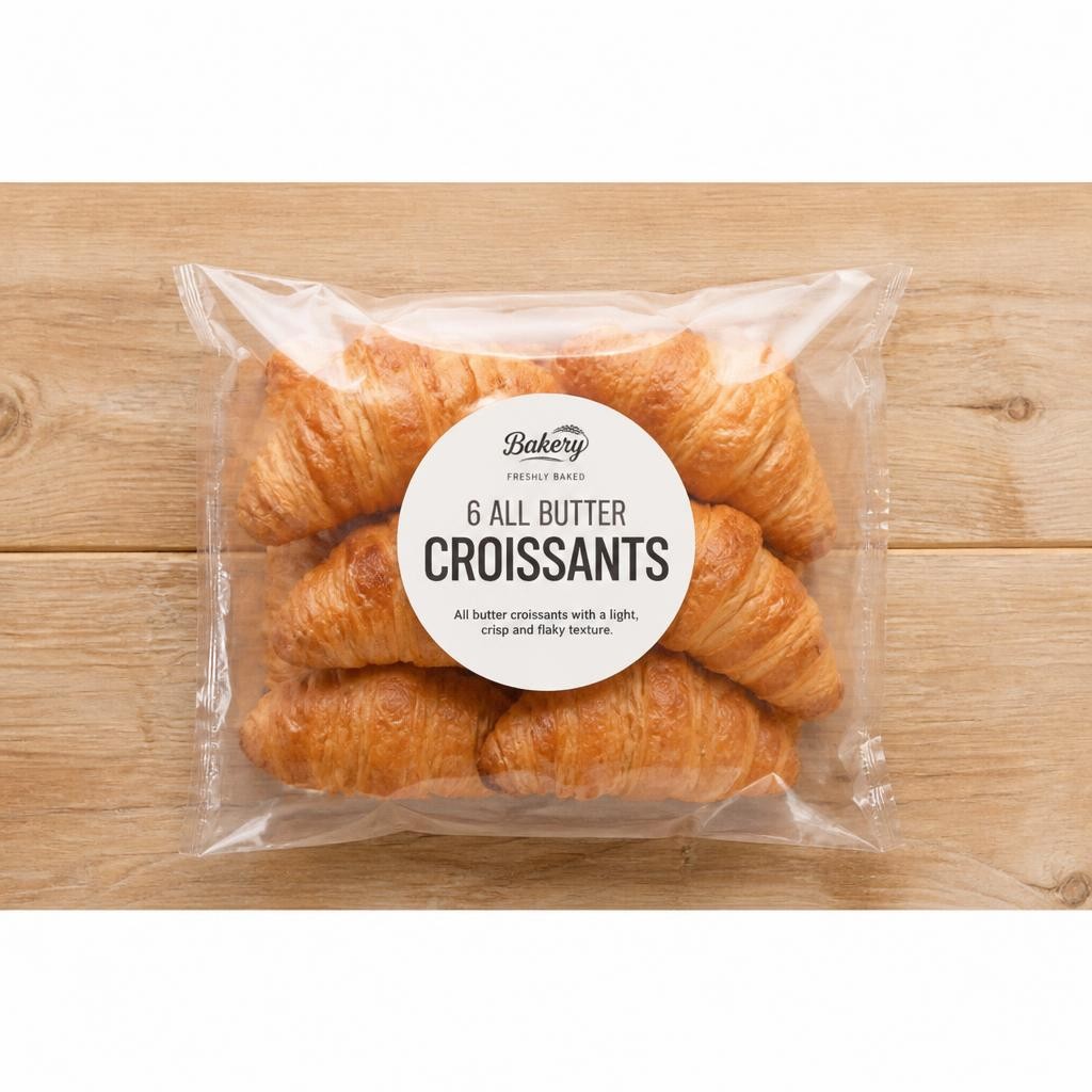 Tesco All Butter Mini Croissants 6 pack